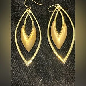 Alexis Bittar gold orbit drop earrings